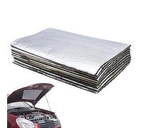 Almohadilla De Aislamiento Acústico Para Coche, 10 Unidades De Espuma De Butilo Autoadhesiva, Reducción De Sonido Y Calor | Aislamiento Acústico Automotriz De Celda Cerrada Para El Interior Del Automó