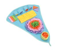 Almohadilla de Alfombra de olfateo para perros, Alfombra de olfateo de perros | Diseño de aviones Pad El olfato de la Compañía | Comida Educativa Oculta Juguetes de Puzzle para mejorar