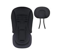 Almohadilla de algodón transpirable con correas seguras y absorción de golpes, lavable a máquina, cojín infantil para todos los cochecitos de varias marcas