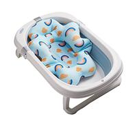 Almohadilla de Almohada para Bañera de bebé, Estructura de Malla de 3 Puntos, Protección Estable de la Columna Vertebral, Estera Flotante para Bañera de bebé para Bañera de Niños