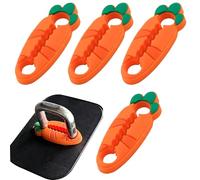 Almohadilla de amortiguación para puerta de coche, amortiguador de silicona para insonorización, adhesivo universal anticolisión, dispositivo de reducción de ruido para puertas de puerta, juego de 4