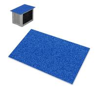 Almohadilla de amortiguador de ruido de lluvia gris 0.9x8m, alfombra insonorizada autoadhesiva para acrílico de techo de Canopy, reduce el ruido de caída, diseño de drenaje, base antideslizante imperm