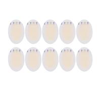 Almohadilla de Ampolla de Gel Suave para la Piel, Reduce la Fricción, Pegatinas de Ampolla Portátiles para el Talón para Dedos de los Pies, 10 Uds., Tirita para Pies