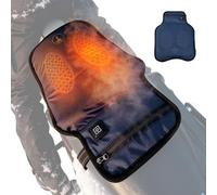 Almohadilla de Asiento de Moto Calefactada con Gel Panal - 47x29x2 cm | Accesorio Calentador para Moto, Asiento Calefactado para Motociclistas de Touring y | Conducción en Invierno, Clima Frí
