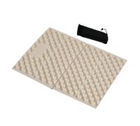 Almohadilla de asiento de senderismo, alfombrilla portátil para sentarse, plegable, impermeable, cojín portátil de película de aluminio grueso, cojín térmico para rodillas y asiento con bolsa de