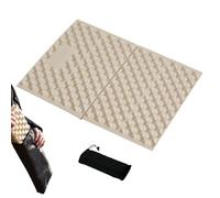 Almohadilla de asiento de senderismo, cojín plegable impermeable de película de aluminio, asiento de espuma de de huevo para arrodillarse cómodamente, acampar y pescar