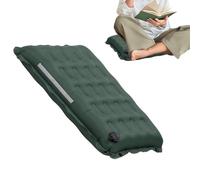 Almohadilla de asiento de trekking, capacidad de carga reforzada de 150 kg, cojín hinchable, 7 cm de comodidad, esterilla de camping - 105 g de cierre rápido compacta, cinta de seguridad reflectante