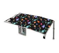 Almohadilla de asiento de viaje para niños, extensor de cojín ergonómico para vuelos largos, base antideslizante que garantiza que los niños tengan reposapiés con correas