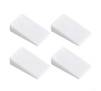 Almohadilla de aumento de altura, patas de mesa, muebles desiguales, sofá, cama, elevación, ajustable, en forma de cuña, relleno de huecos, nivelación de gabinete (blanco (20 piezas)