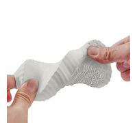 Almohadilla de baño espumosa - Malla absorbente, Accesorio de higiene post-entrenamiento, Artículos de tocador portátiles ligeros, Bola de frotamiento de secado rápido, Alisador de piel