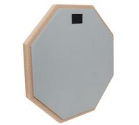 Almohadilla de batería de doble cara de 12 pulgadas para entrenamientos silenciosos en tambores silenciosos almohadillas de práctica de tambor