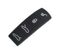 Almohadilla de botón de silicona para Cayenne para Macan para Cayman para Panamera, compatible con versiones estándar de 3 botones y 4 botones (A)