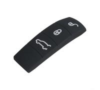 Almohadilla de botón de silicona para Cayenne para Macan para Cayman para Panamera, compatible con versiones estándar de 3 botones y 4 botones (B)