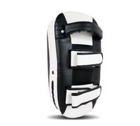 Almohadilla de boxeo con brazo curvado de poliuretano, almohadillas de kickboxing, reemplazo de sparring, equipo protector de golpes portátil, color blanco