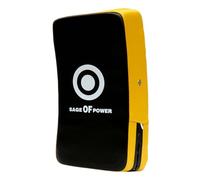 Almohadilla de boxeo curva: Escudo de golpe de 39x19x10 cm, Almohadilla de boxeo de cuero PU, Protector de brazo de entrenamiento con acolchado EPE | Equipo de sparring para principiantes y práctica d