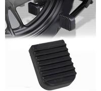 Almohadilla de caballete lateral para varios modelos de motocicleta, base de goma antideslizante que mejora la estabilidad protege contra el deslizamiento, material duradero negro para aparcamiento de