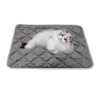 Almohadilla de calefacción de perros, almohadilla de gato auto calentador de 16x20 pulgadas gato térmico almohadilla de calentamiento de la cama de mascota suave refleja el calor del cuerpo,gris
