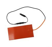 Almohadilla de calefacción de silicona, compatible con calentador general de 12 V 100 W, elemento de calefacción de bolsa de entrega de alimentos para mantenimiento de temperatura