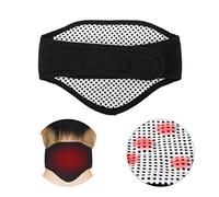 Almohadilla de calefacción para el cuello, cuello cervical calentado para alivio del dolor de cuello, cinturón de cuello de turmalina, protector de cuello de terapia de calor compresa