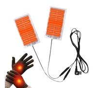 Almohadilla de calefacción para guantes | Suministros de calefacción para rodillera,Inserto calefactor para manillar de motocicleta,para oficina juego senderismo esquí camping trabajo estudios