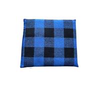 Almohadilla de calefacción para microondas, Cuadros azul marino, 1
