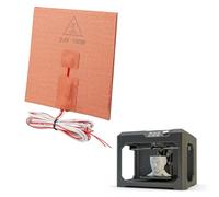 Almohadilla de calentamiento de silicona | Almohadilla térmica de silicona para cama de calor para impresora, 24 V, 150 x 150 mm, 150 W, con elemento calefactor trasero adhesivo para cama caliente de