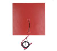 Almohadilla de calentamiento de silicona de la impresora 3D Klanata, almohadilla de cama con tumba calentada de DC12V/24V 450W 350x350 mm, respaldo adhesivo fuerte de 100k (DC12V)