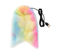Almohadilla de calor para mascotas genérica - USB Pet Warmer | Plush Electronic Bird Warmer, plegable mate, 40 C, temperatura controlada, diseño ligero portátil, ideal para pequeños pájaros y para uso
