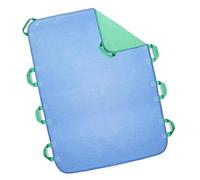 Almohadilla de cama de posicionamiento con asas, lavable y reutilizable, hoja de transferencia para ancianos, almohadillas de cama de posicionamiento con asas, hoja de transferencia lavable