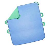 Almohadilla de cama de posicionamiento con asas, lavable y reutilizable, hoja de transferencia para ancianos, almohadillas de cama de posicionamiento con asas, hoja de transferencia lavable
