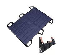 Almohadilla de cama de posicionamiento multiusos con 6 asas, cama acolchada de transferencia, soporte de cama de elevación, manta de transferencia larga, elevación para girar, levantar, reposicionar
