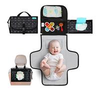 Almohadilla de cambio portátil para niñas y niños recién nacidos, almohadilla de cambio para bebés con bolsillo inteligente, kit de cambio de viaje resistente al agua, regalo para bebés de Kopi Baby