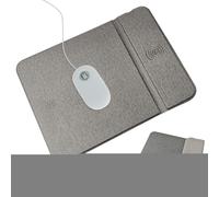 Almohadilla de carga inalámbrica: alfombrilla de carga rápida para teléfonos celulares y accesorio de escritorio fácil de transportar para laptop, teclado, PC, computadora, estación de trabajo, viajes
