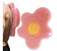 Almohadilla de cerdas de sílice - Estación higiénica de succión vertical de la columna vertebral, accesorio autoadhesivo para bañera, paño texturizado, dispositivo de cuidado de la piel | para baño