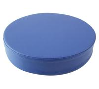 Almohadilla de Cocina de Cuero Circular, Cojines Impermeables for Silla, for Interior y Exterior, Redondos, de Piel sintética.(BLU,45 * 45 * 5cm)