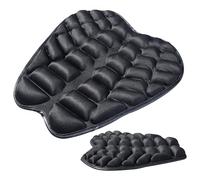 Almohadilla de cojín de motocicleta: protector de asiento sin deslizamiento, accesorio de absorción de choque | Combinación cómoda de silla de montar para hombres para hombres Padre Novio Abuelo hijo