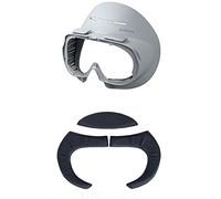 Almohadilla de cojín facial para Pico4, repuesto de espuma de interfaz facial, de cuero transpirable, almohadilla protectora ancha de seda de hielo, accesorios de realidad virtual