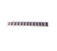 Almohadilla de Conductiva Premium Hoja de Componentes de Conductiva para Piano para Restauración de Contactos de Teclas de Piano Versión de 12 Teclas Almohadilla de Teclado Electrónico