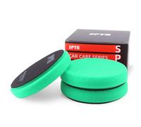 Almohadilla de corte pesada verde, 3 unidades de 6 pulgadas para placa de soporte de 150 mm, esponja de pulido compuesto para pulidor de amortiguador de coche compuesto, pulido y encerado