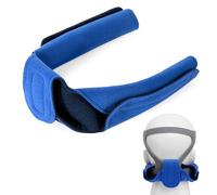 Almohadilla de Cuello CPAP, Universal Fundas de Correa CPAP Máscara Arnés, Almohadillas Faciales CPAP Cuello para Apnea del Sueño Máscara (Azul)