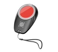 Almohadilla de dactilares, tinta portátil de dactilares, almohadilla de sello de notario rojo, marcador de identificación de seguridad impermeable, placa de tinta profesional, kit de