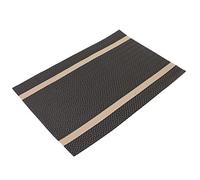 Almohadilla de Descanso a Mano para Uñas Ligera y Portátil en PVC, Mesa Mat White Protección Escritorio Arte (Café simple)