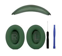 Almohadilla de diadema de fácil instalación, compatible con auriculares QC45 QC35, con cancelación de ruido, almohadillas para la diadema