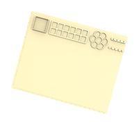 Almohadilla de dibujo portátil de silicona de 50 x 40 cm, para niños, estudiantes, artistas, acuarela, proyecto de pintura al óleo, paleta portátil