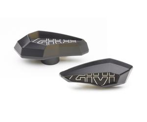 Almohadilla de dintel GIVI hecha de polímero reforzado con fibra de vidrio hecho de aluminio anodizado, negro, negro