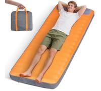 Almohadilla de dormir autoinflable, bomba integrada, se infla y desinfla rápidamente en 2 minutos, duradera y a prueba de fugas, compacta y portátil, adecuada para viajes en casa y camping