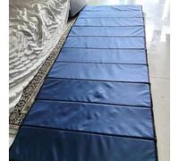 Almohadilla de dormir plegable portátil for adultos, colchón Camping, cama cuna individual, campamento, litera RV(10mm thick/blue 195x72cm)