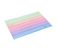 Almohadilla de enfriamiento de mascotas, alfombra de enfriamiento para perros - Gel Cool Kennel Pad,23.6 x 35.4 pulgadas Catchón de sueño de gradiente de arcoiris para asientos para el automóvil, cama