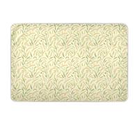 Almohadilla de entrenamiento para orinar de trigo verde primavera extragrande, almohadillas para orejas suaves y absorbentes para cama, bonito colchón de viaje fresco para niños, 52 pulgadas de largo
