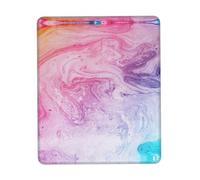 Almohadilla de escritorio colorida de mármol pastel, rosa, azul, morado, lavable para oficina, juegos, escritura, base de goma, superficie de poliéster